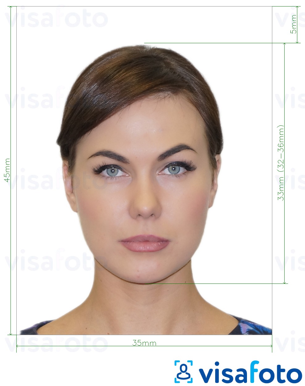 Exemple de foto per a Fan ID Rusia  píxels amb la mida exacta especificada