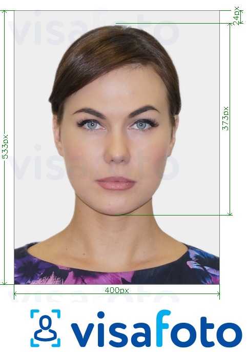 Exemple de foto per a Identificador d'estudiant de la Universitat de Guelph-Humber 400x533 px amb la mida exacta especificada